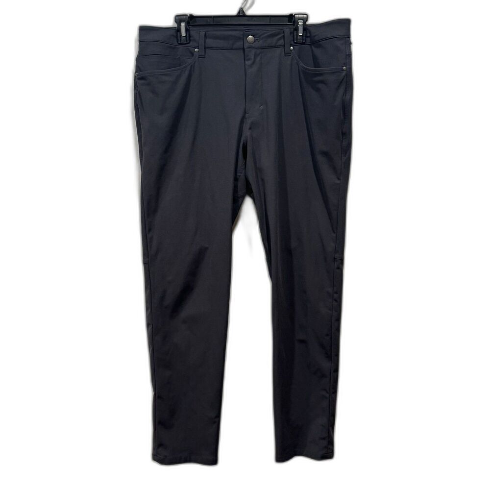 Lululemon ABC Slim Fit Pant Warpstreme Gray Office Work Chino Men sz 36 lm5704s